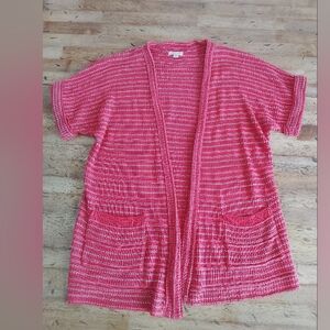 Silence + Noise Vibrant Pink Knit Sweater